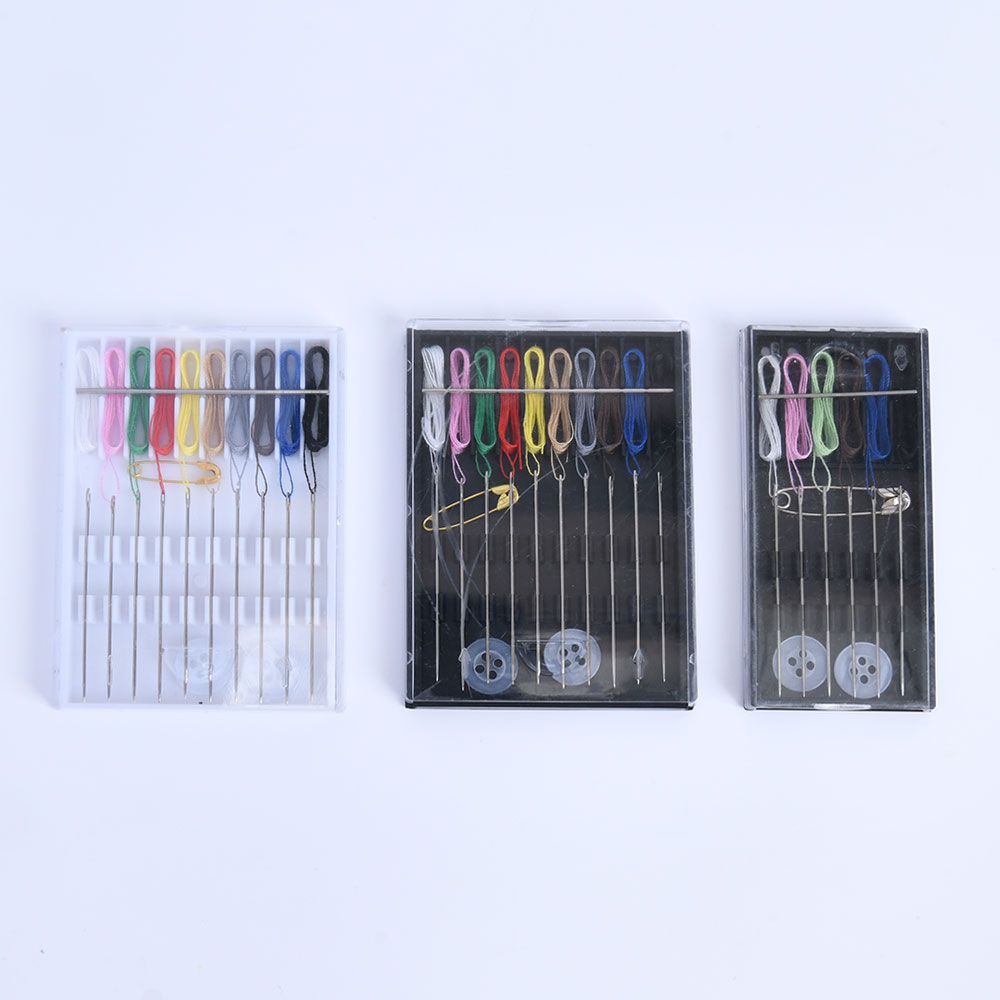 Basic Emergency Sewing Kit with Multiple Color Threads & Needles Mini Sewing Kit