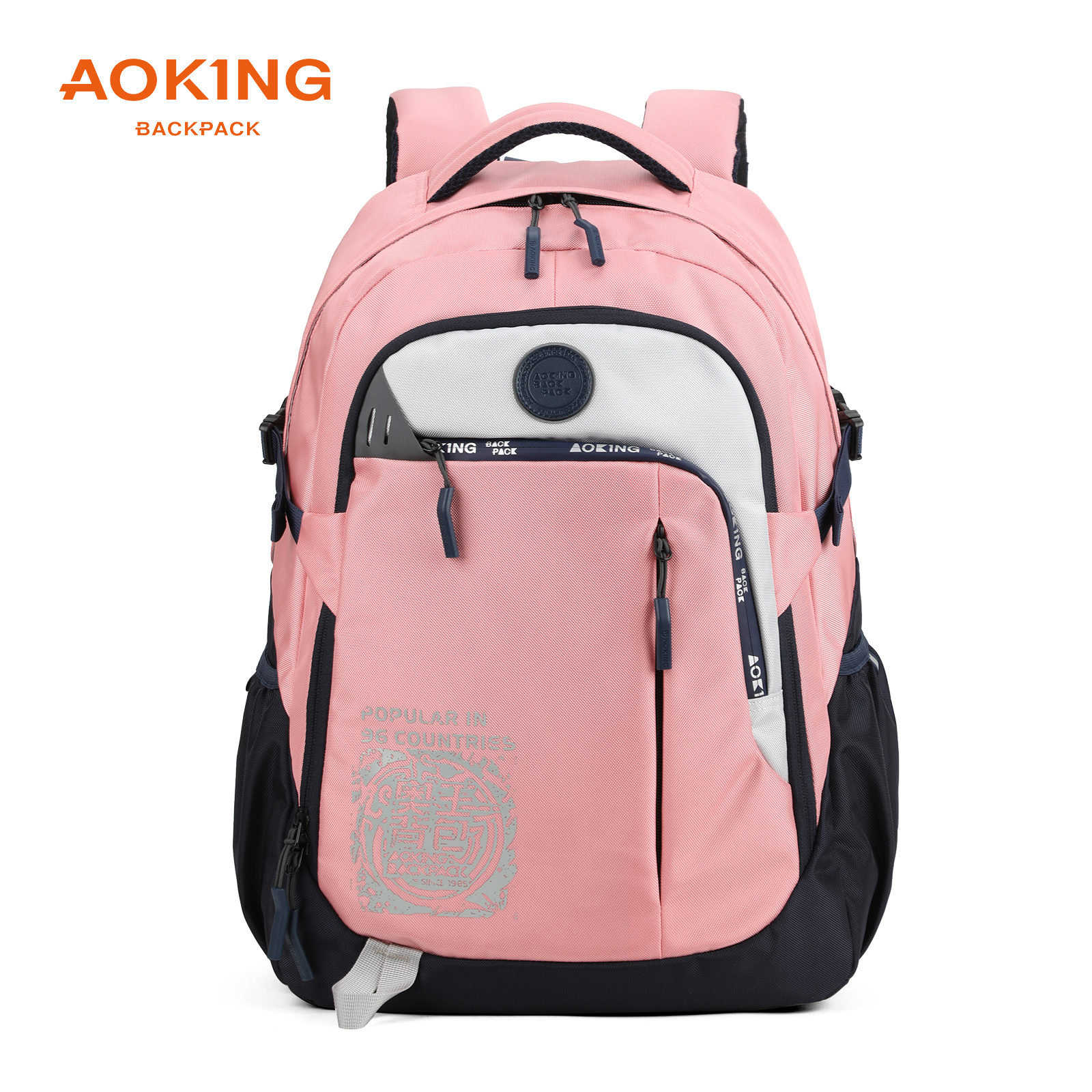 Aoking SN57605 Casual Waterproof Travel Backpack Fashion School Bag