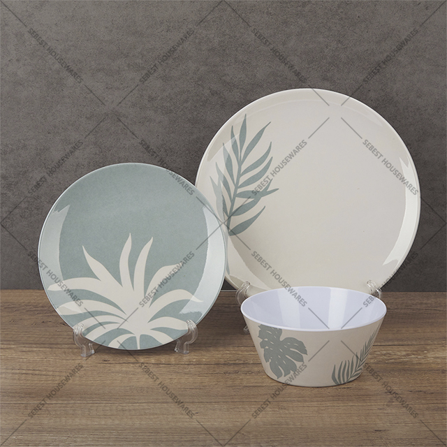 SEBEST Factory Chinese Fujian Custom Nordic Style ins Plastic Melamine Tableware