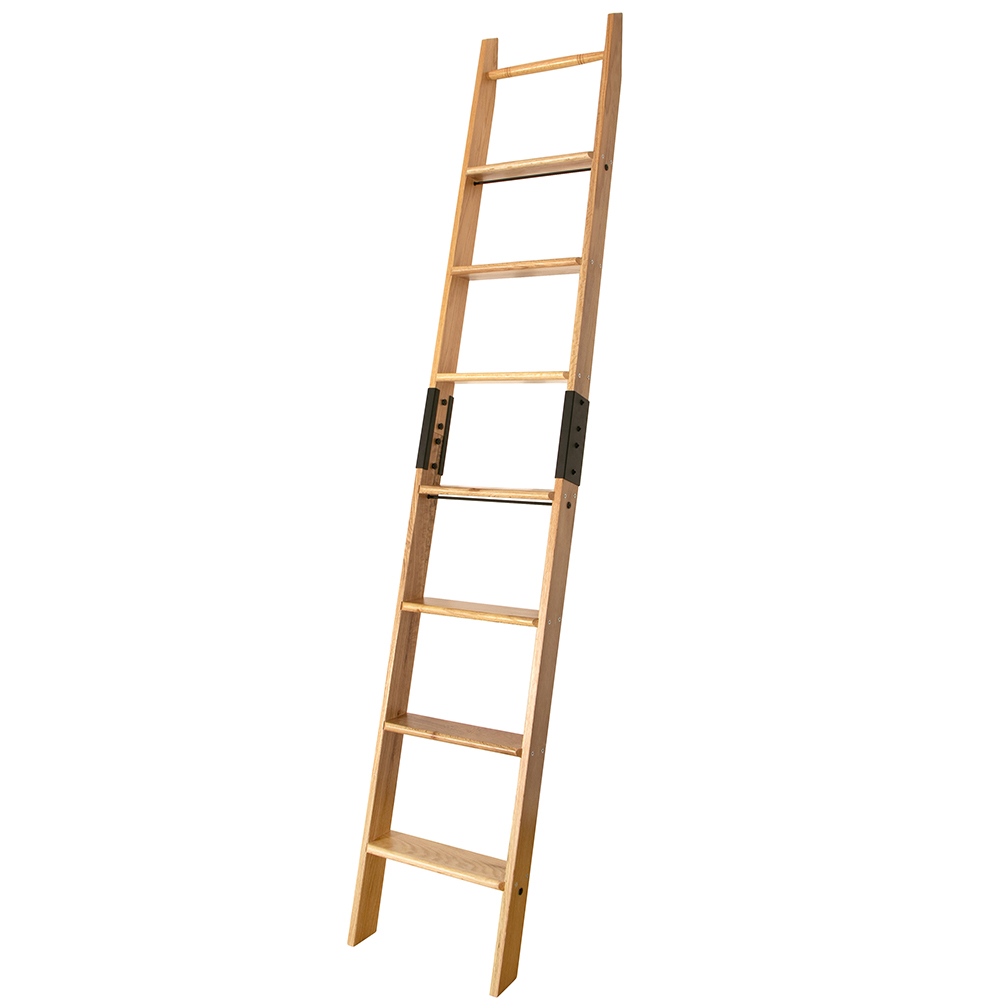 Quite Guide Library Ladder Kit Wooden Ladder 9 Foot
