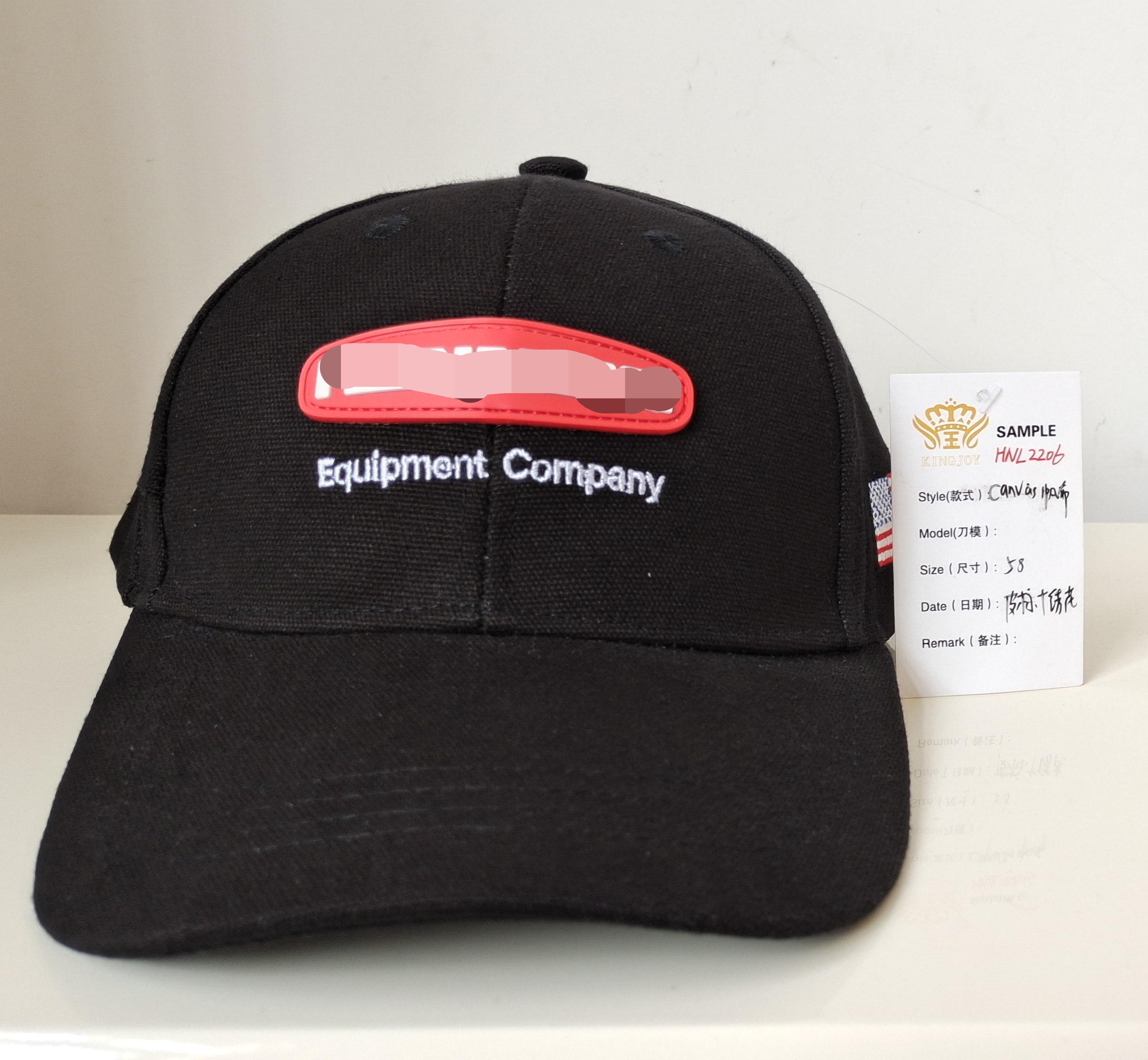 【Henan Lead】Corporate Uniform Cap Custom Brand Cap Rubber Patch Golf Cap Cotton Canvas Snapback cap