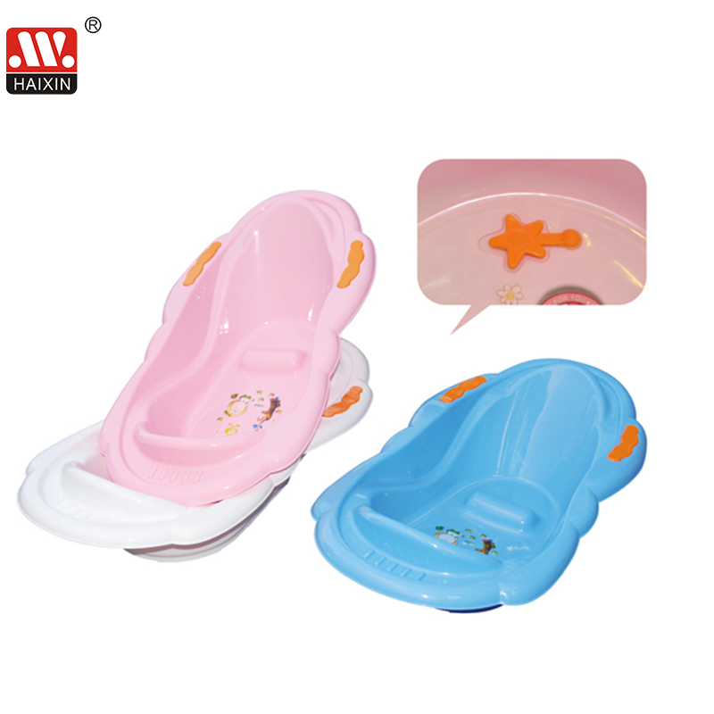 Haixin Baby Tub Plastic Baby Bath Inflatable Bath Set with Seat