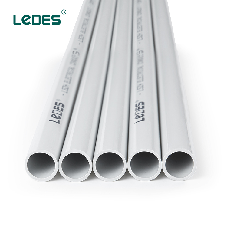 LEDES AS NZS 2053 electrical conduit PVC pipe rigid conduit MD 25mm grey