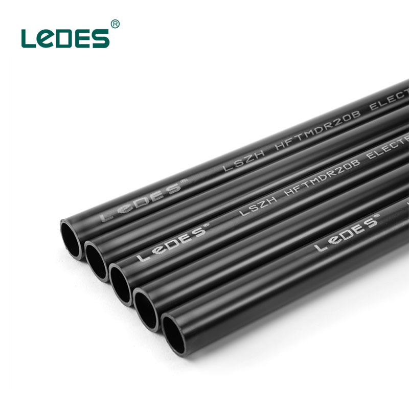 LEDES MD halogen free conduit black white grey LSZH electrical conduit 32mm