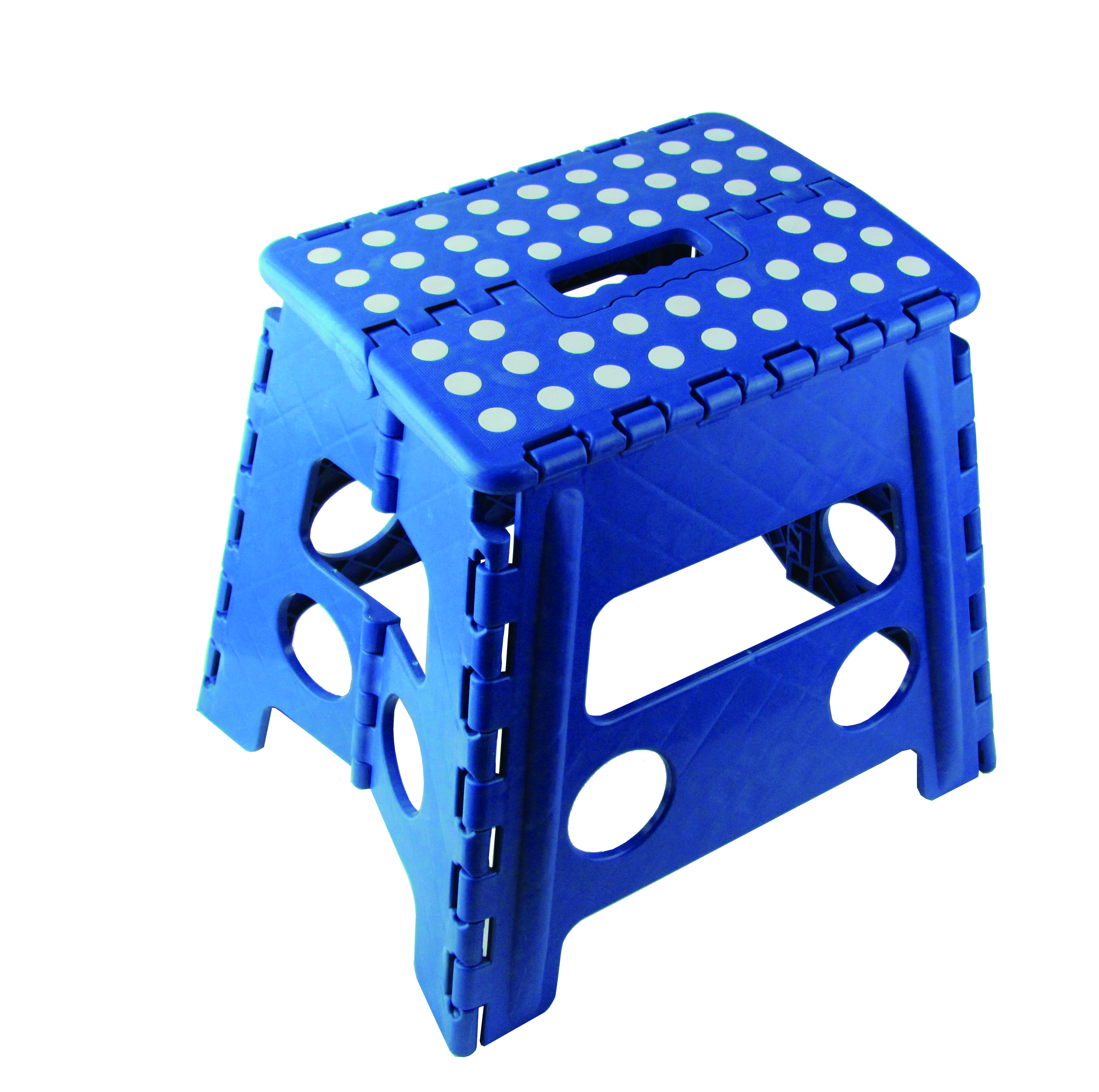 Plastic folding step stool