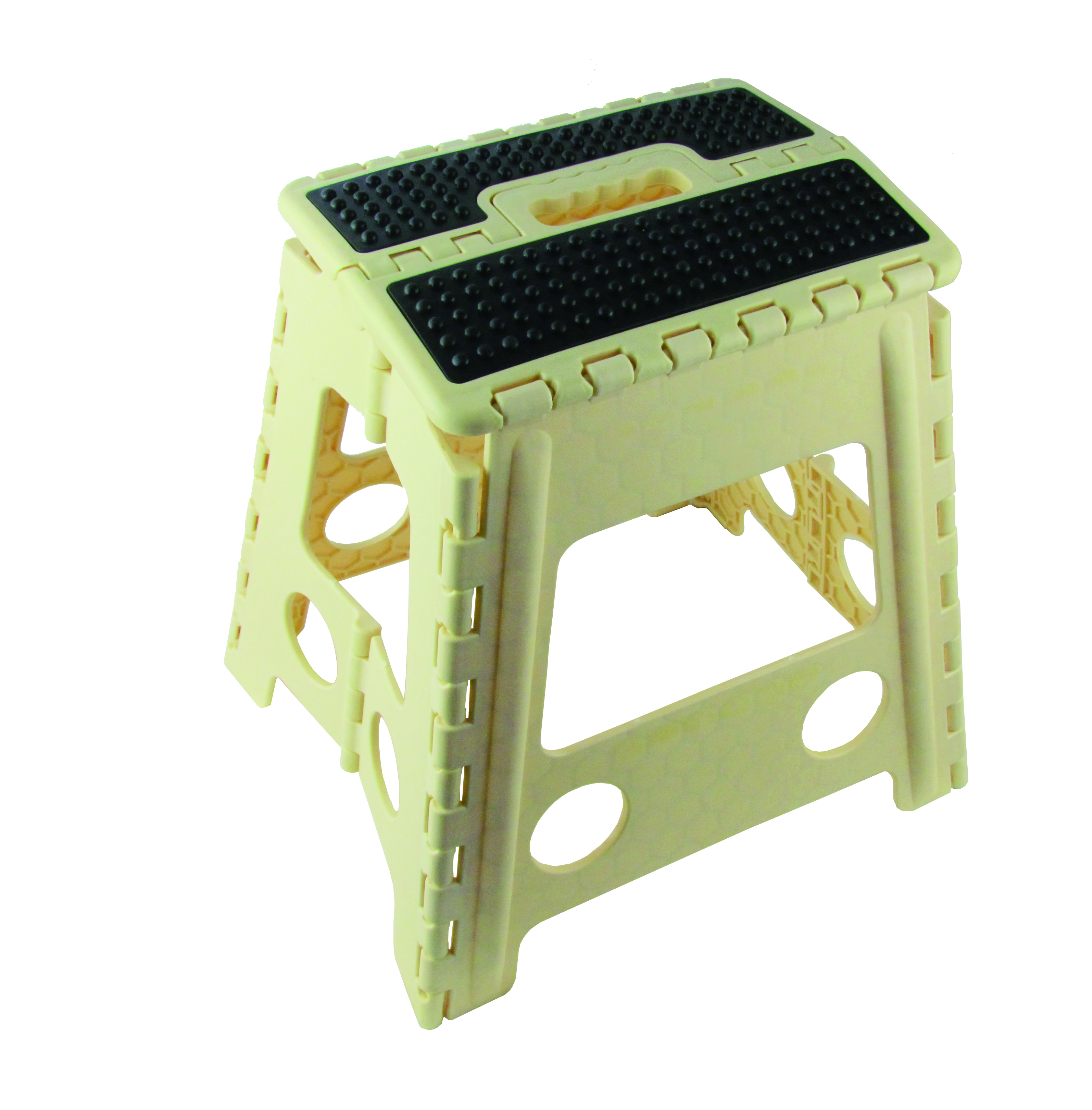 Plastic folding step stool