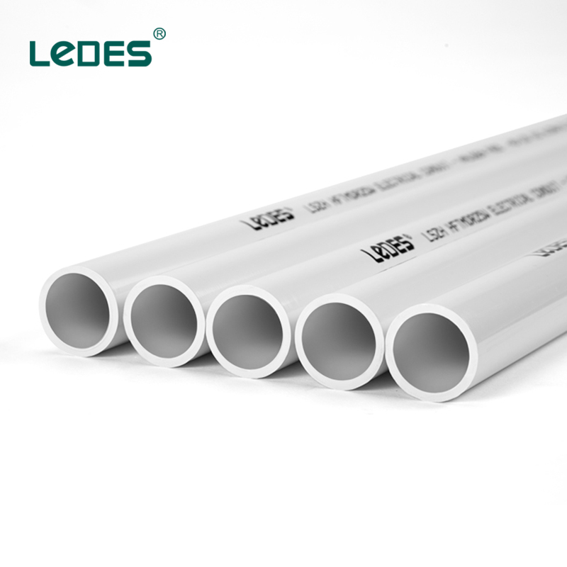 LEDES Low Smoke Halogen Free Rigid Electrical Conduit White 32mm Impact Resistance
