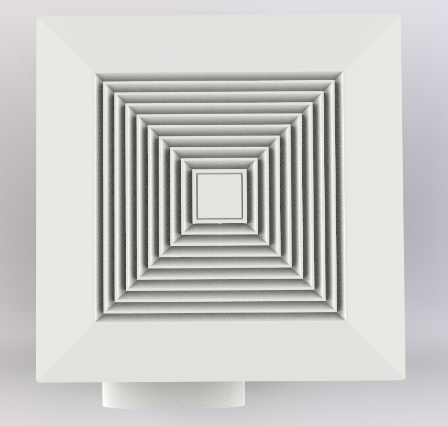 Wintek duct ventilation fan with led