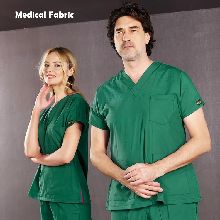 Polyester cotton medical fabric