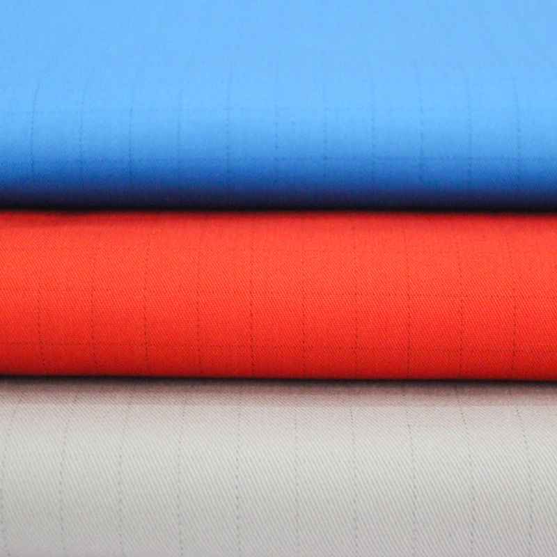 Polyester cotton workwear anti-static fabric