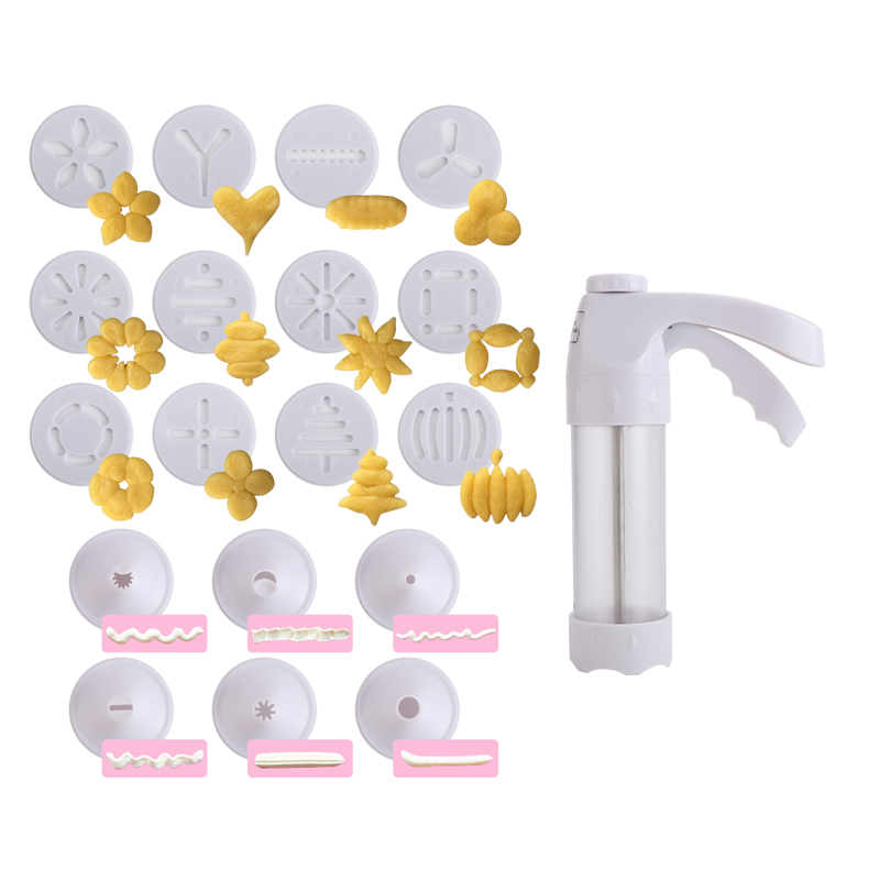 Cookie Press and Cake Icing Decorating Set