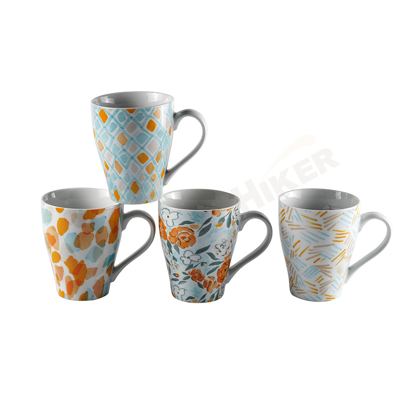 12oz Porcelain Mug/Ceramic Mug/Abstract