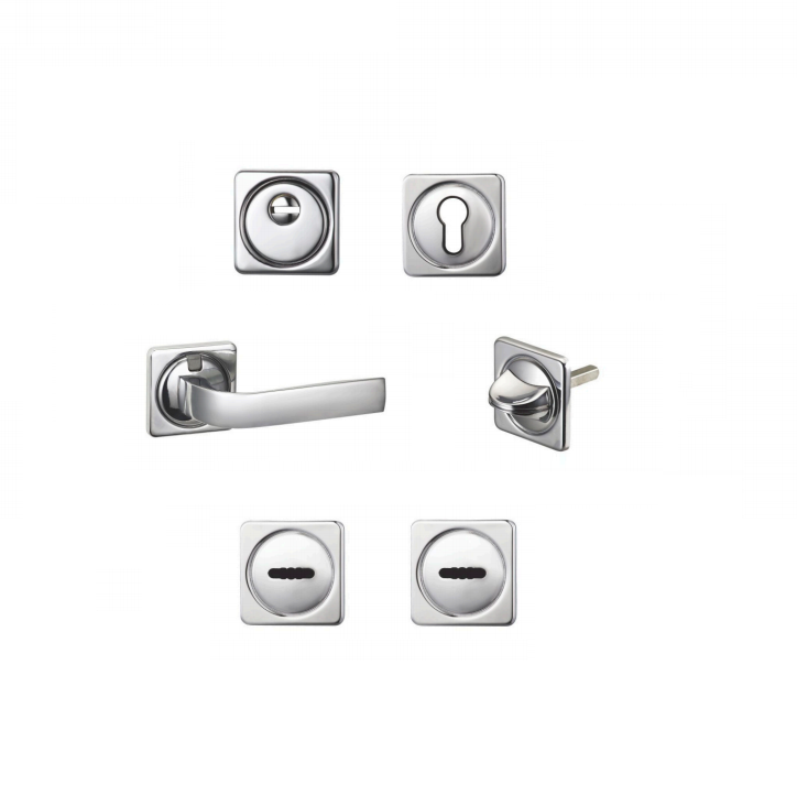 ZS18 exterior door metal door lock accessories hardware handle cylinder cover set