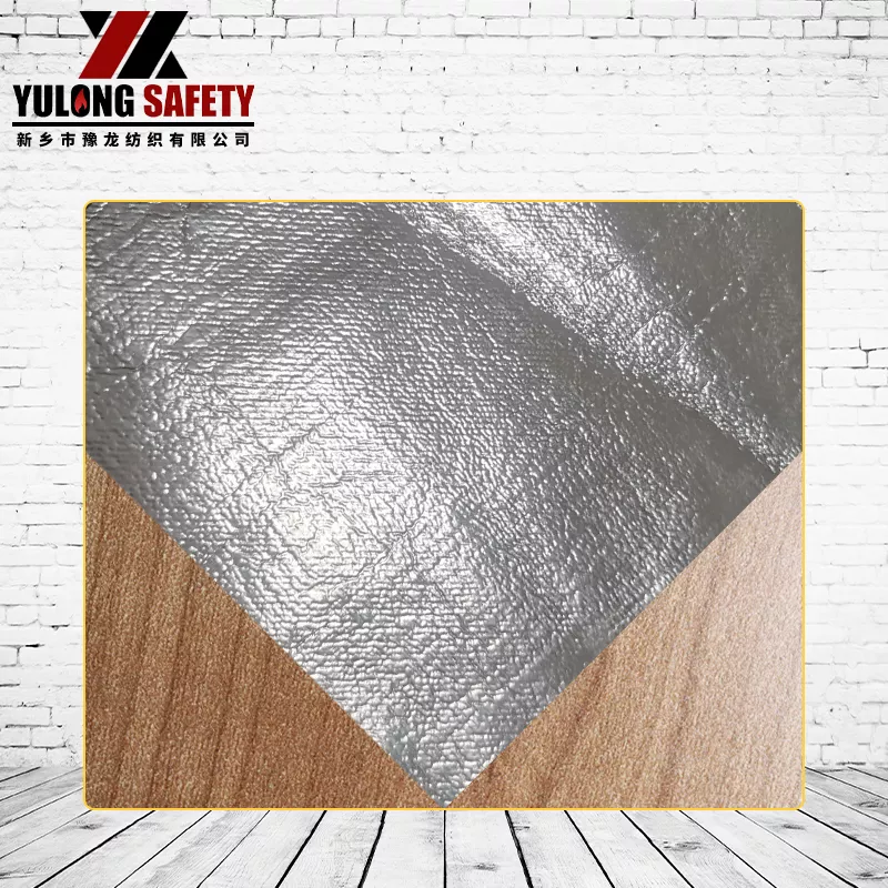 Durable High Temperature Aluminum Coated Fire Retardant Pre-oxygen Wire Compound Aramid Fabric