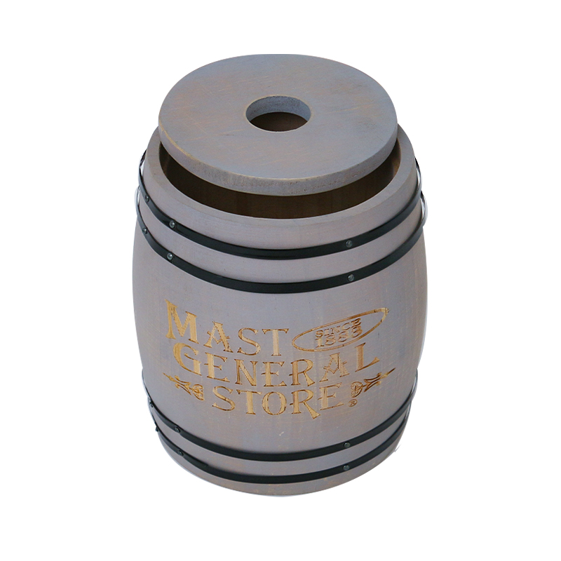 Wooden storage barrel