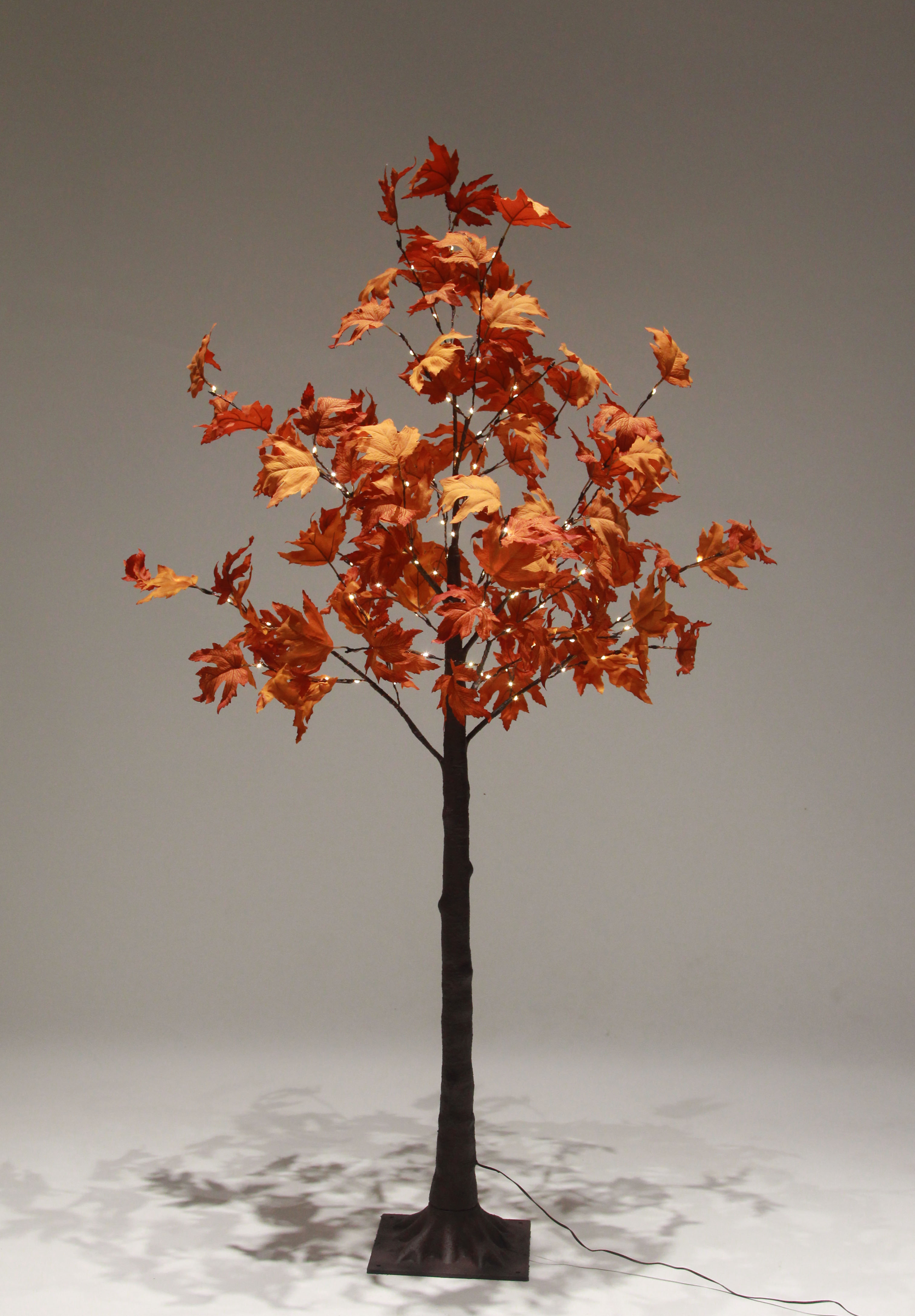 Pre lit artificial maple tree lights