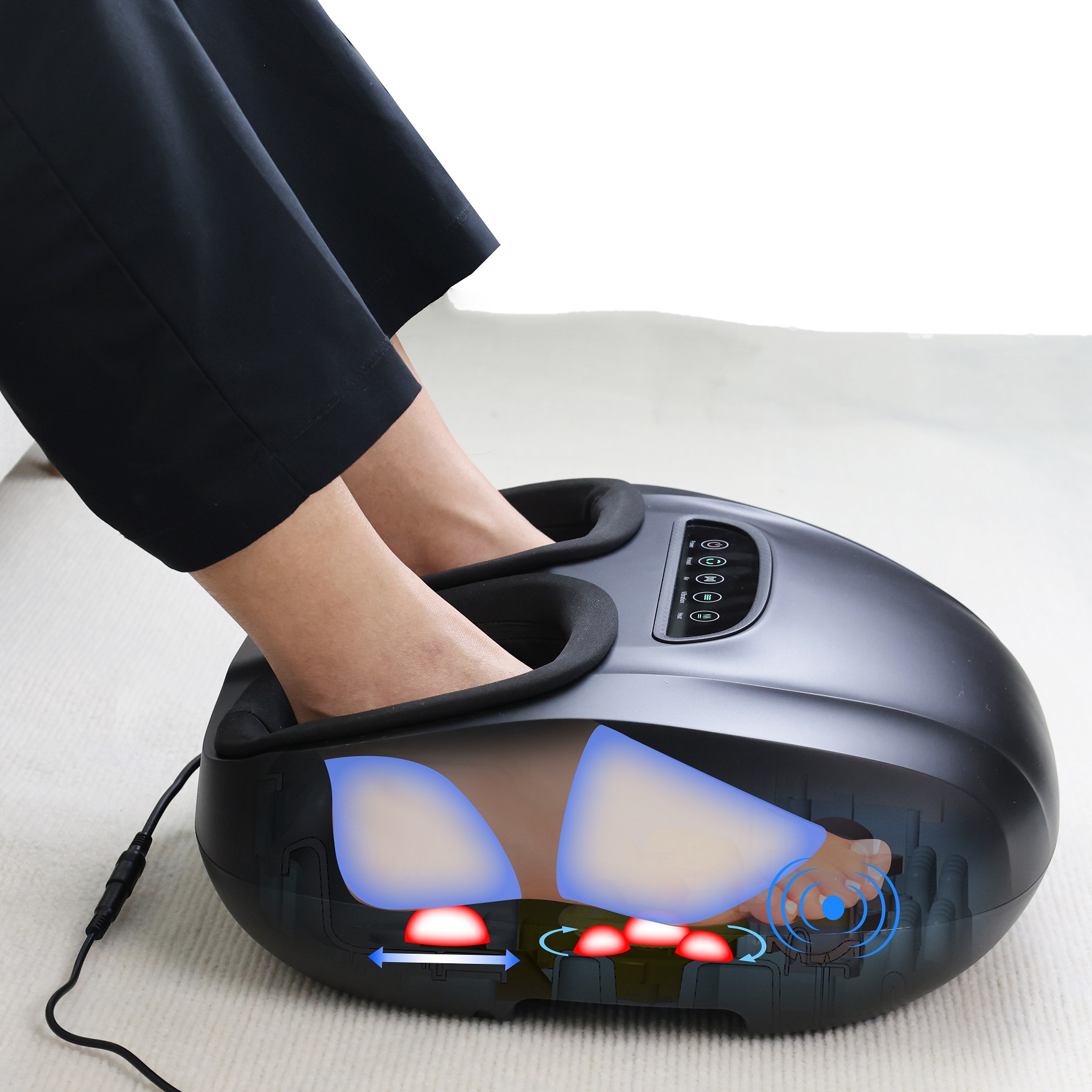 airbag Shiatus & Heat Foot Massager