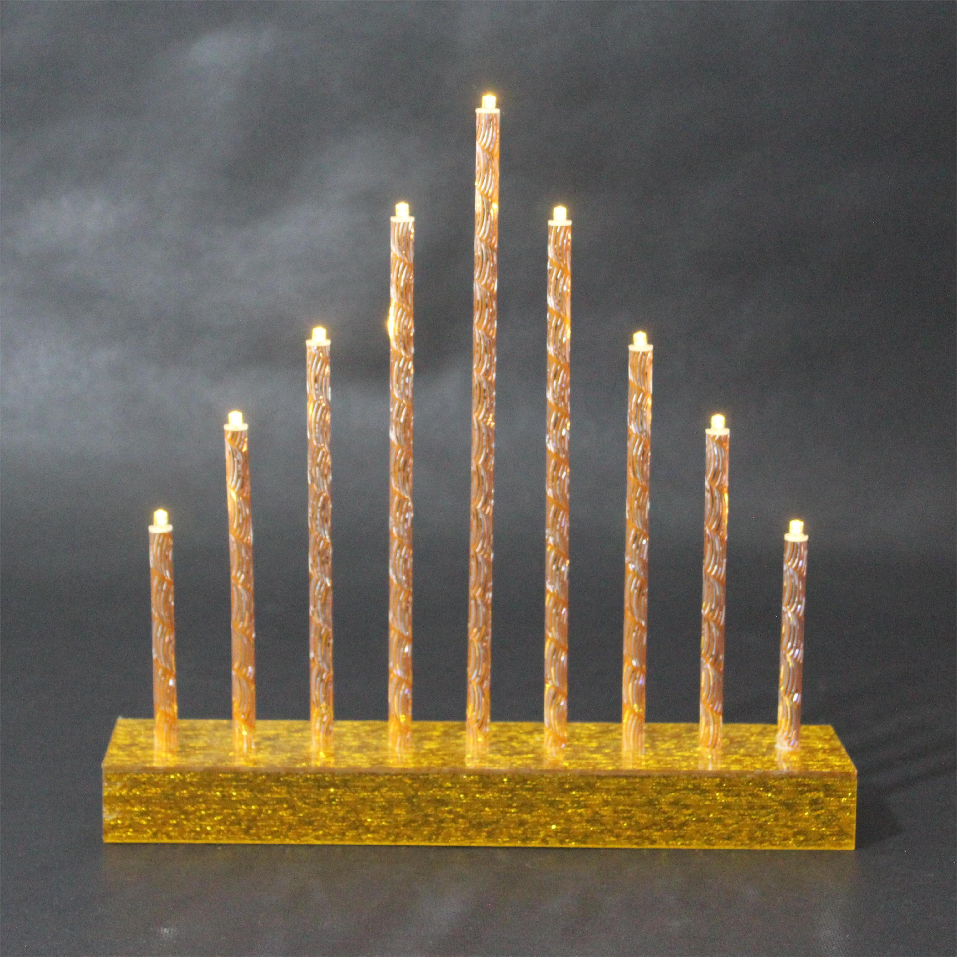 9L warm white LED aluminium pipe light-gold