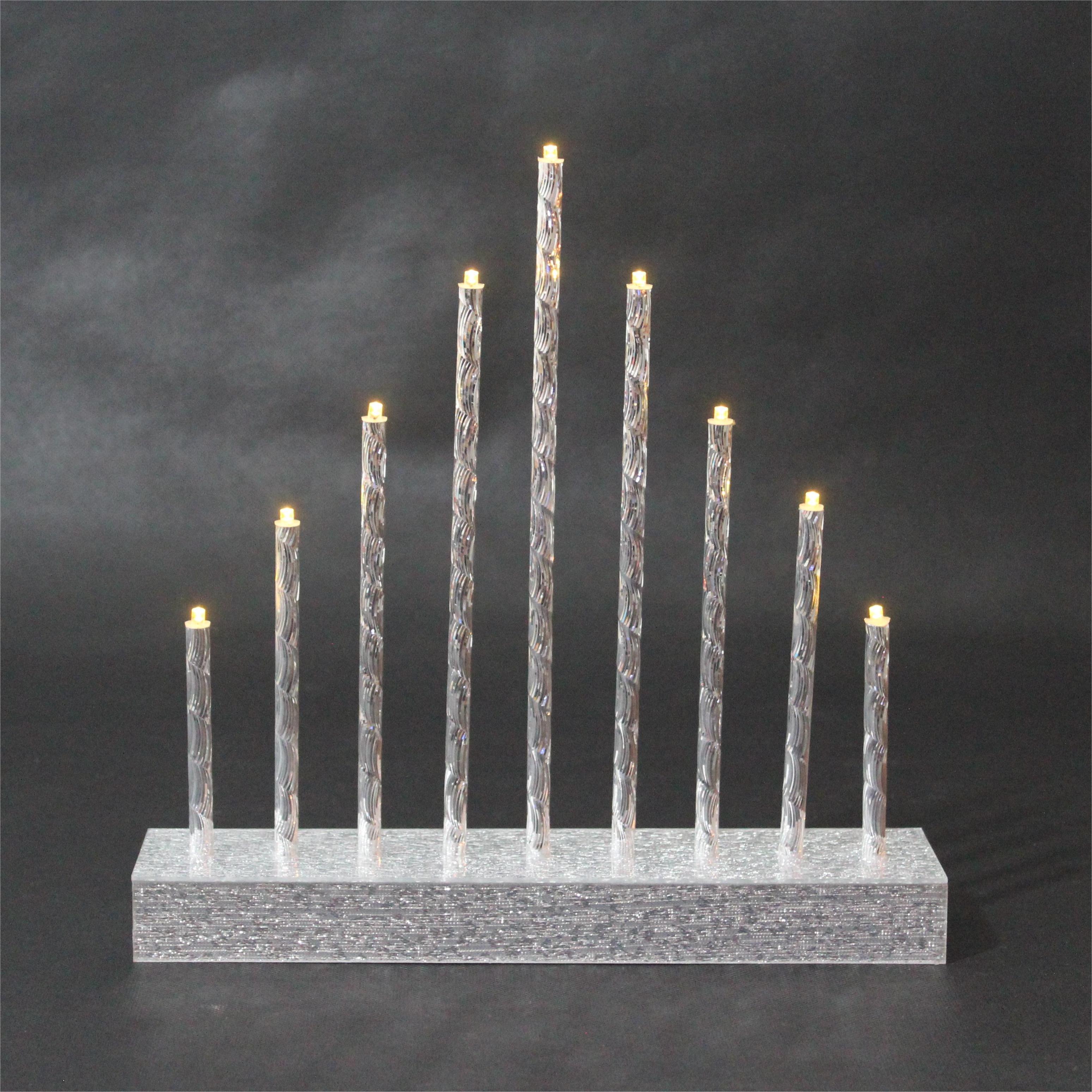 9L warm white LED aluminium pipe light-silver