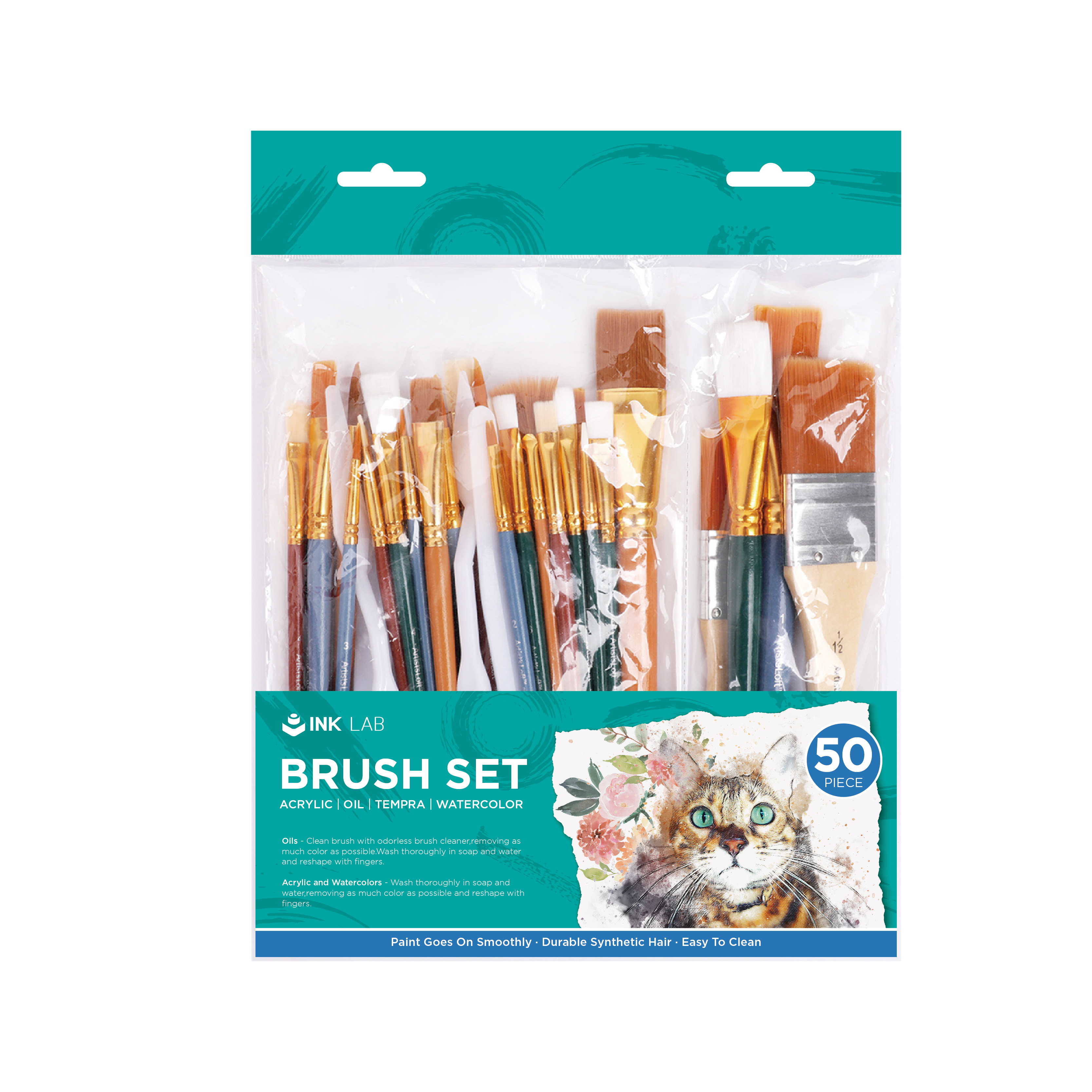 50pcs brush set