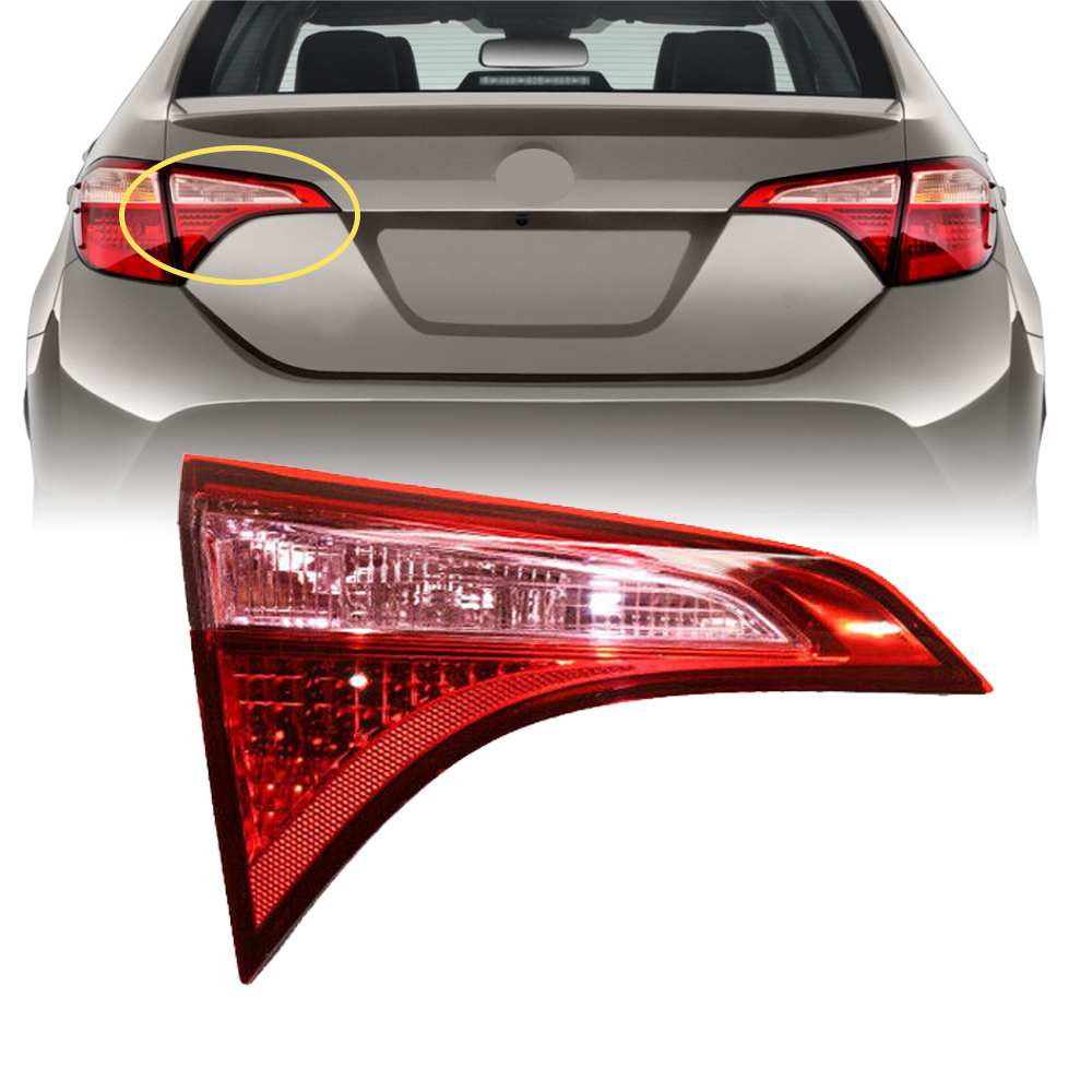 Tyj&atpas For Toyota Corolla 2017 2018 2019 Usa Tail Lamp Inner (Le)