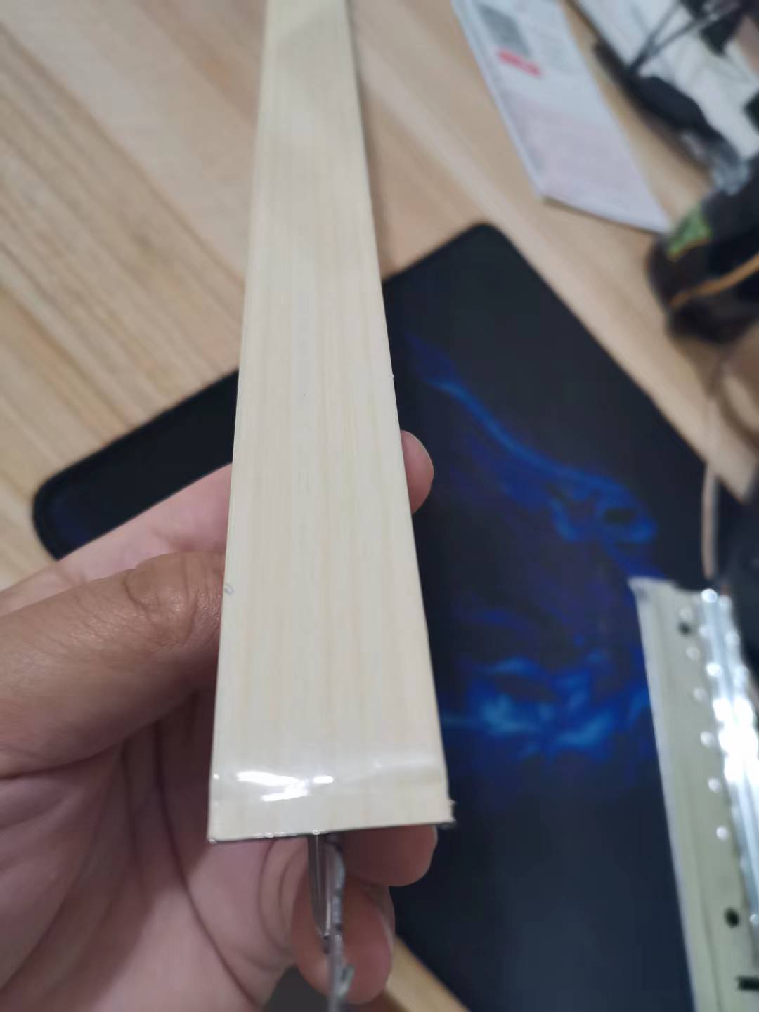 light wooden flat ceiling t bar