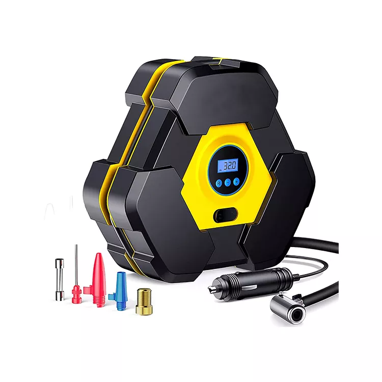 Electric Air Compressor Tire Inflator Pump Long Extended Power Cord with Cigarette Lighter Plug