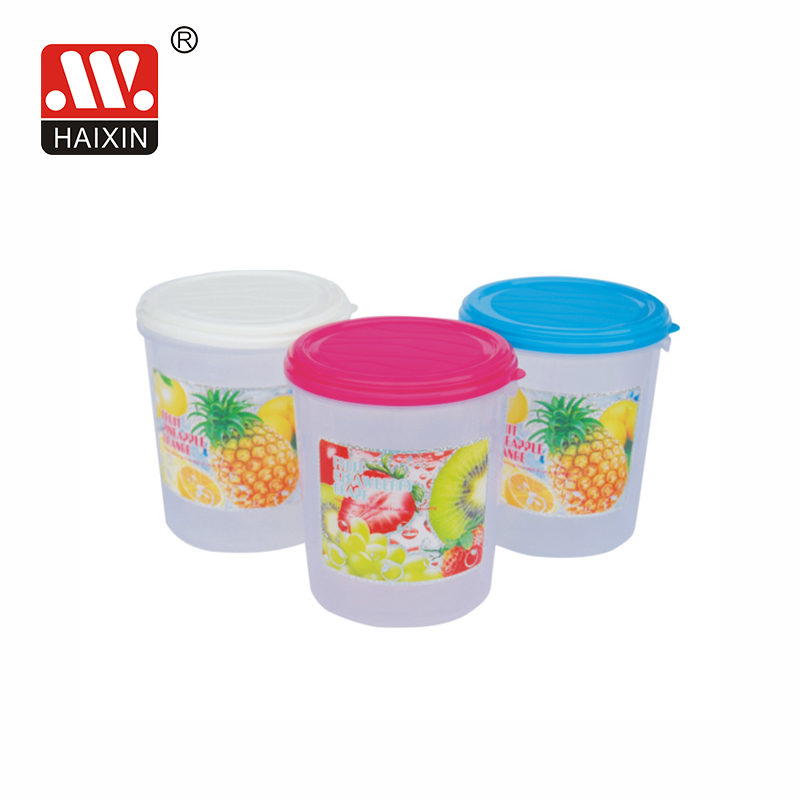 2L plastic storage canisters, storage jars