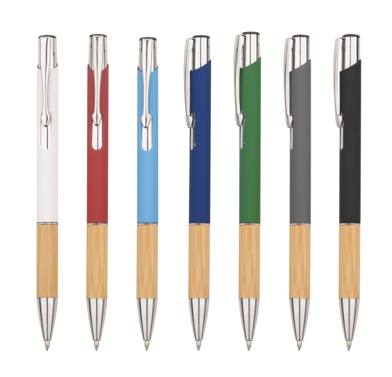 Aluminium bamboo ball pen TMP-1611