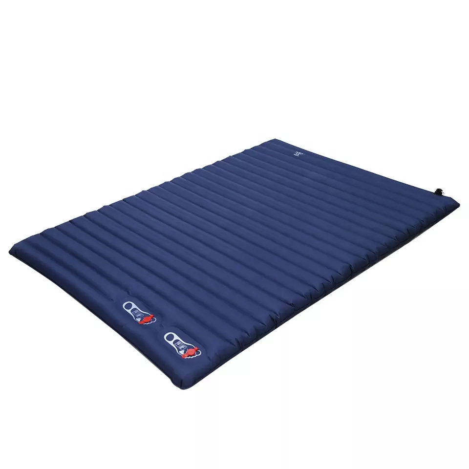 Outdoor camping mat thickened air sleeping pad camping moisture-proof foot pedal Inflatable cushion