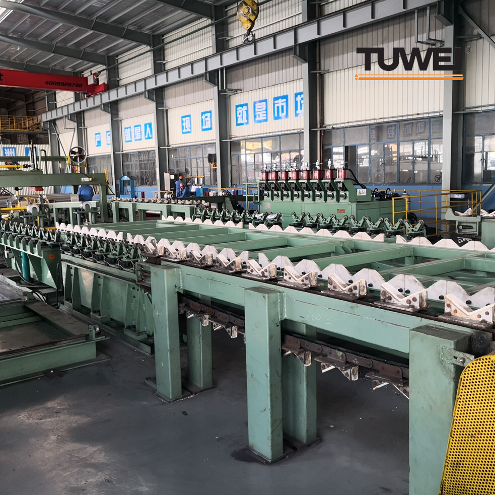 Tuwei Grooving Production Line For 3-10" Plastic-Lining Steel Pipe