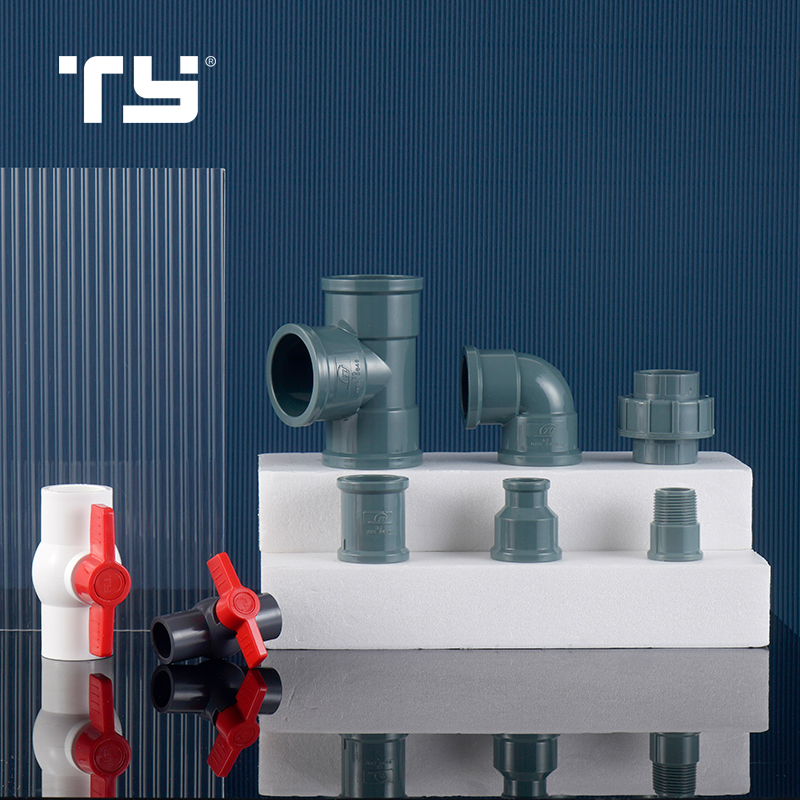 PVC Plastic Pipe Fitting NBR5648 90Deg Elbow