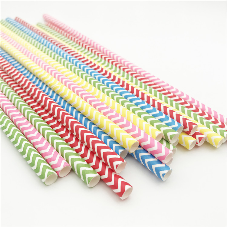 Disposable Eco-friendly biodegradable paper straws