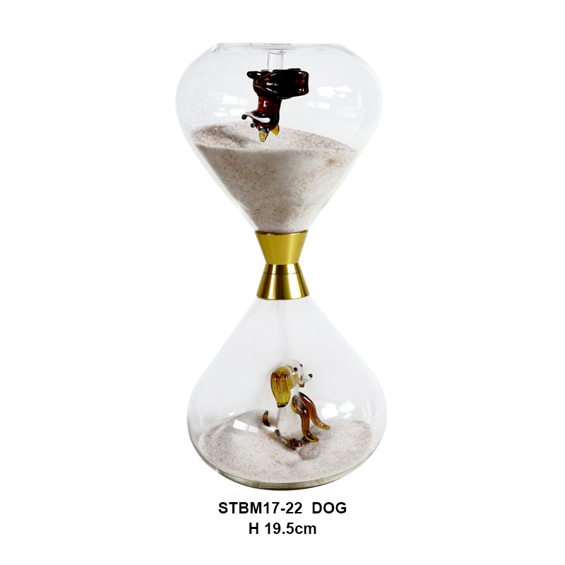 Sand timer, hourglass, glass sand timer