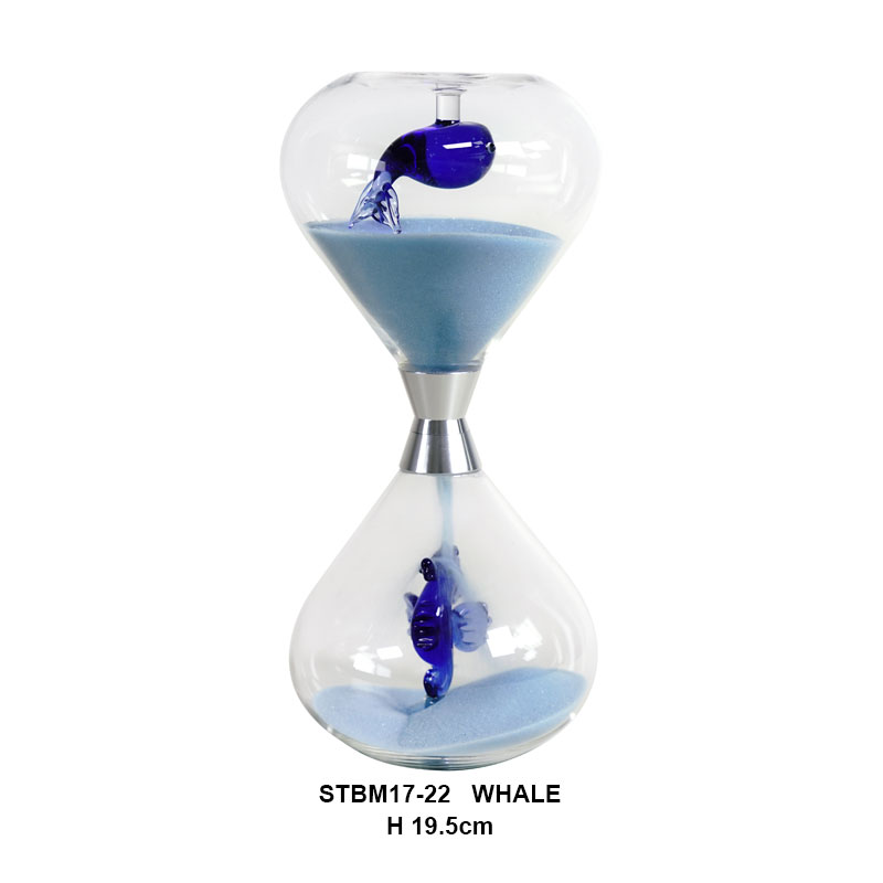 Sand timer, hourglass, glass sand timer