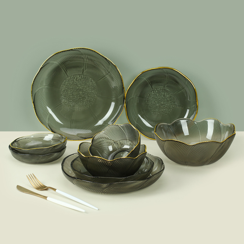 colored glass plate