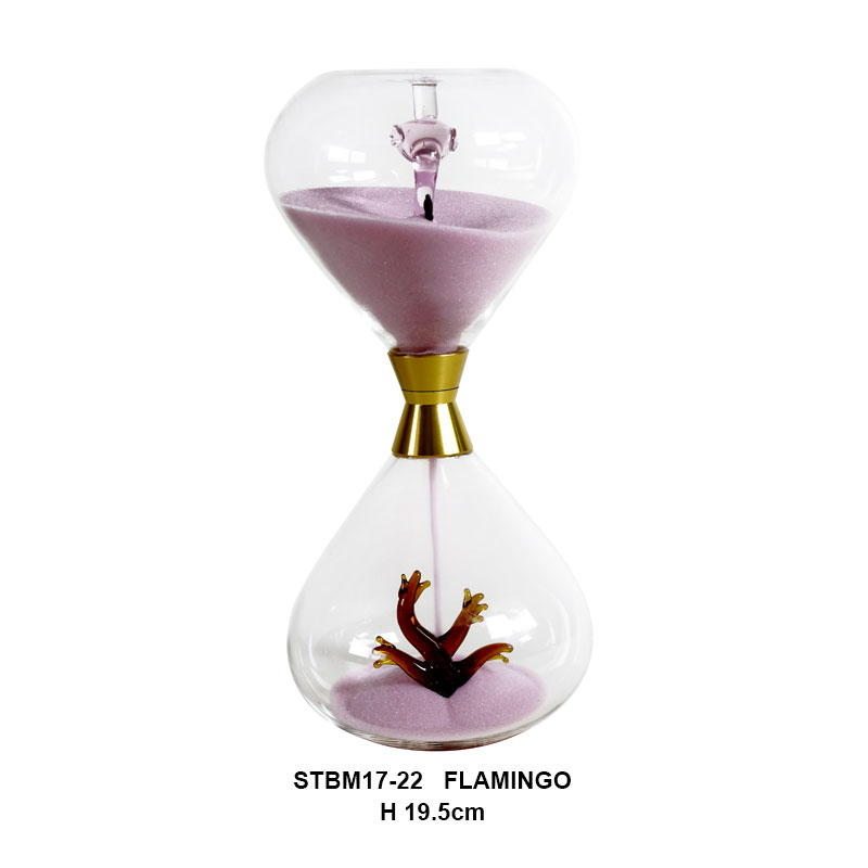 Sand timer, hourglass, glass sand timer