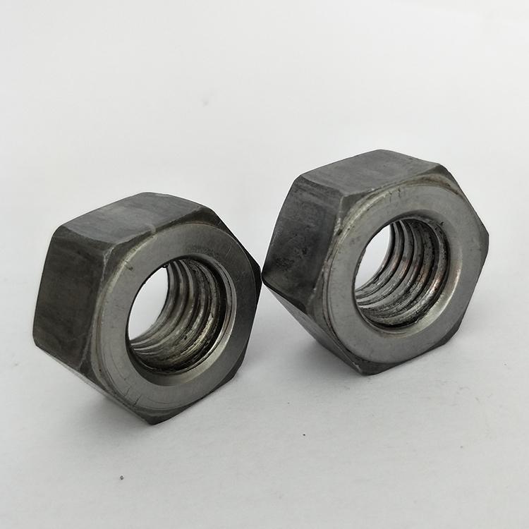 Carton steel Grade 4 self color hex nut ,DIN934,BS,UNC