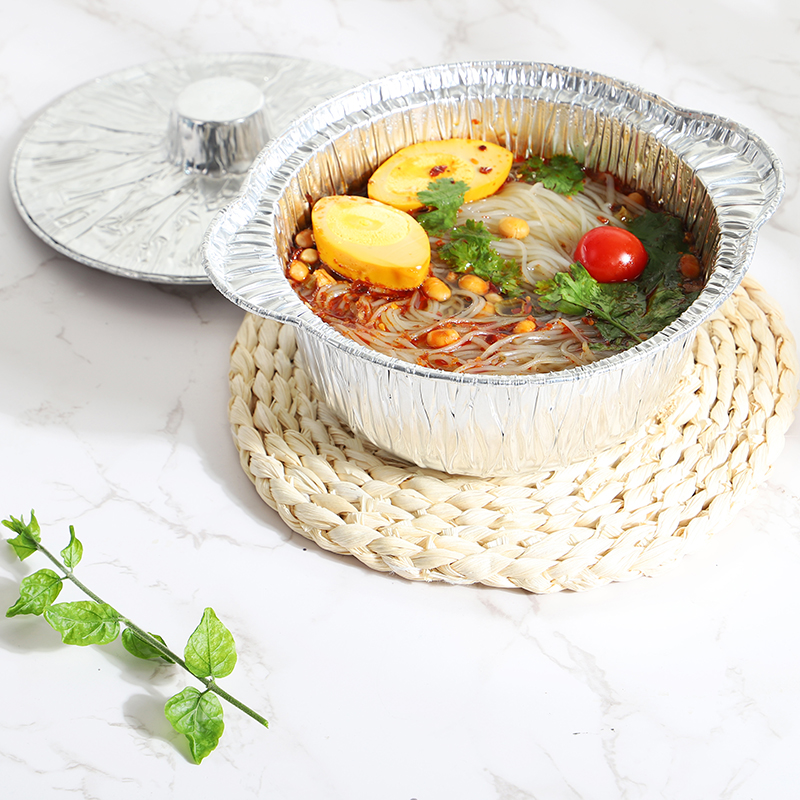 Aluminium Foil Cooking Pot (with lid)