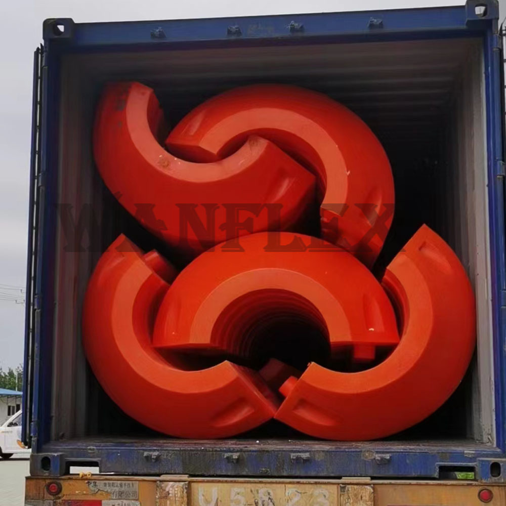 WANFLEX 16 inch PU foam-filled dredging piprline floater