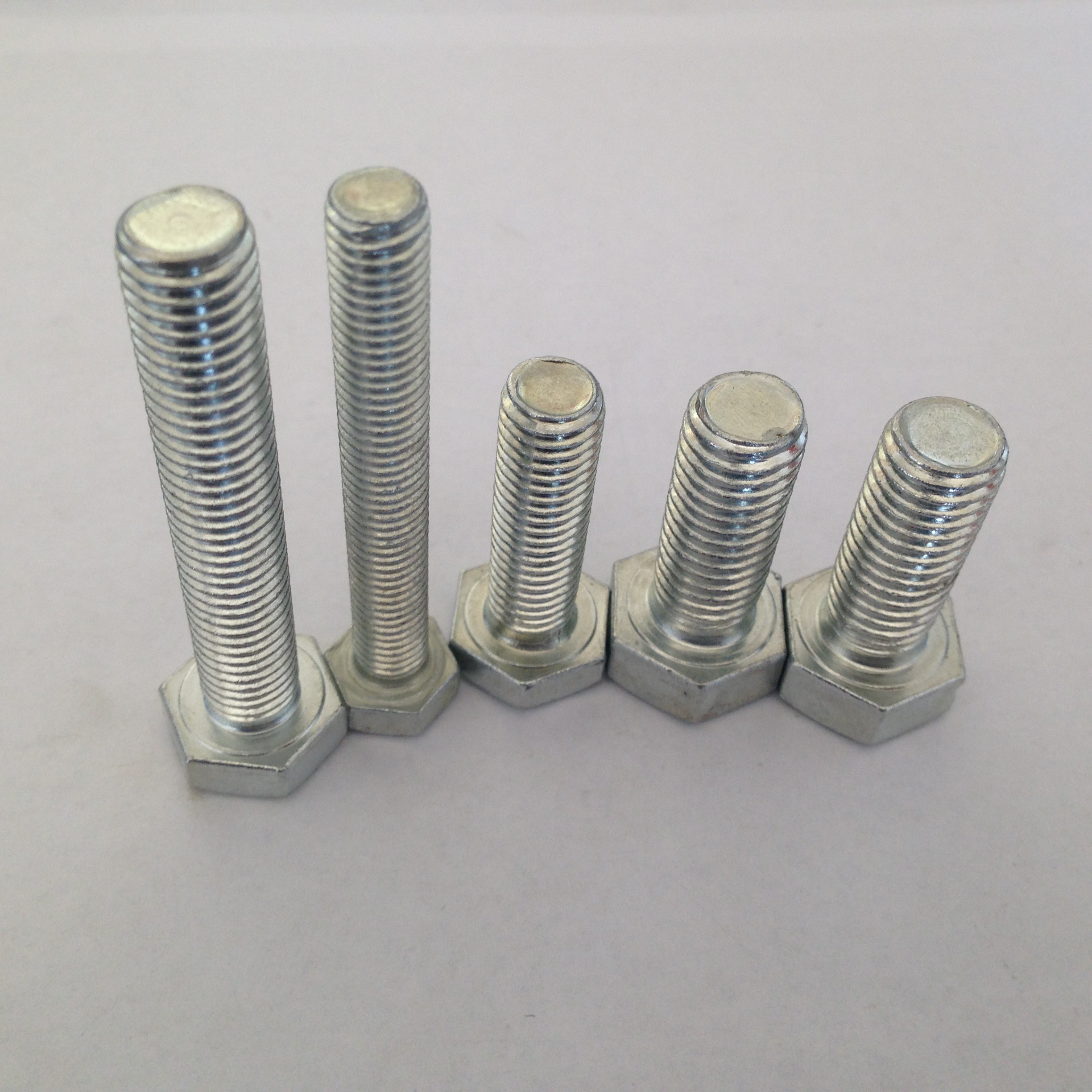 Carbon steel Grade 4.8 zinc plated hex bolt DIN933 DIN931 DIN960 DIN961 BS UNC