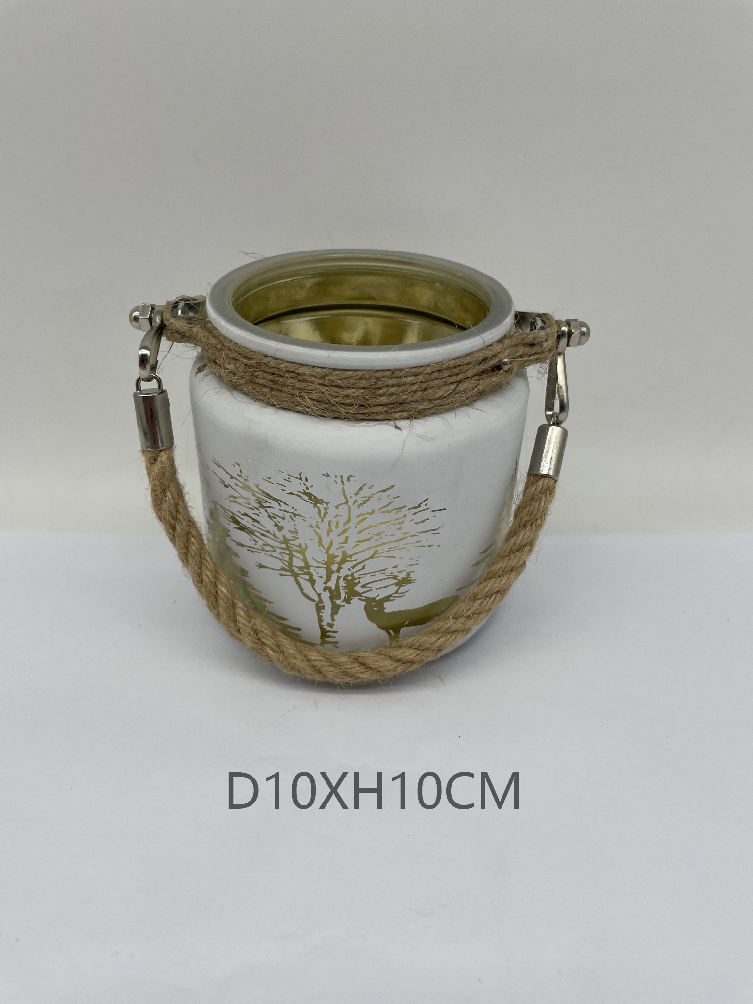 Glass Candle Holder