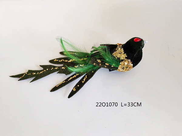Christmas bird ornament
