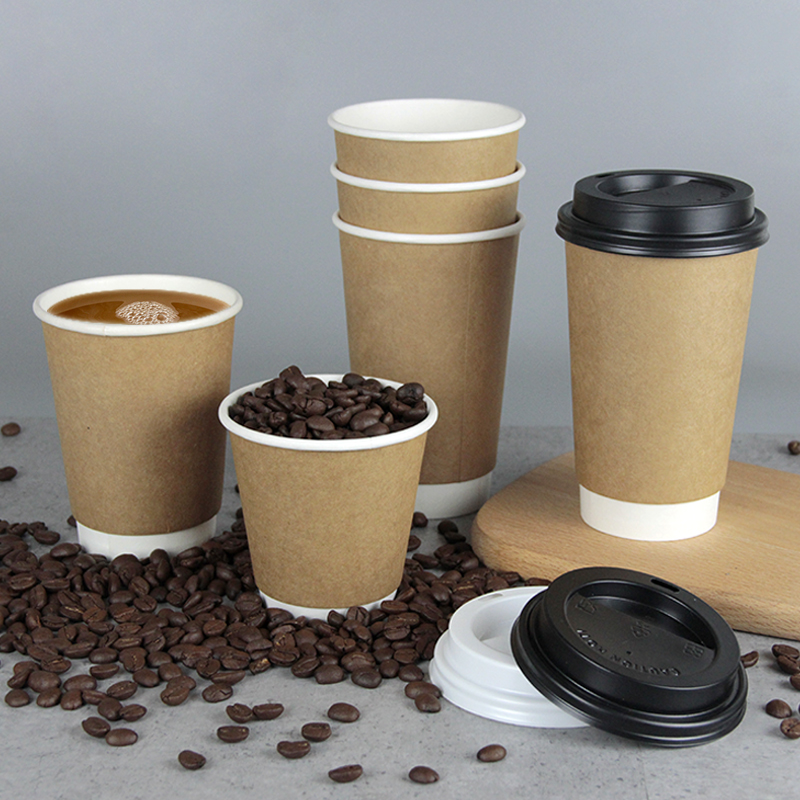 16oz 500ml Double Wall Heat-insulated Paper Cups