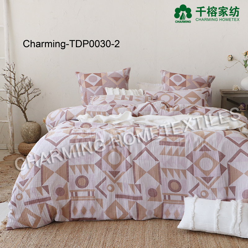 TDP0030 Cotton Gauze With Four Layers Jacquard Bed Linen