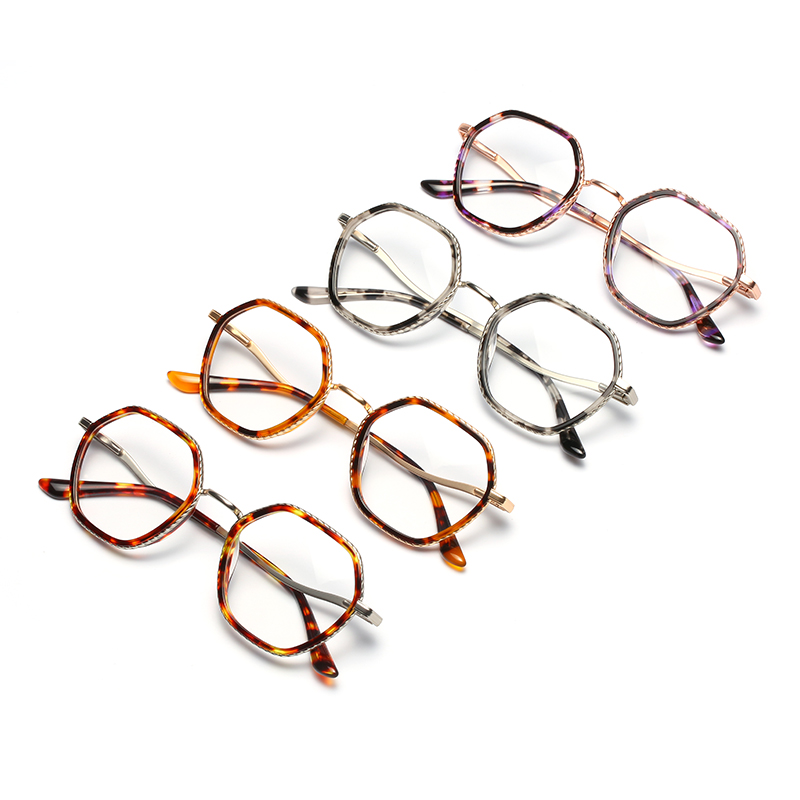 New Product Women Fashion Anti Blue Light Eyeglasses Brand Transparent Optical Frames
