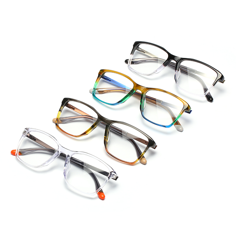 High Quality Fashionable Design Thickness Acetate Frames Square Eyewear