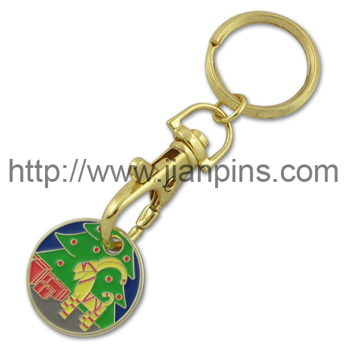 Keychains, trolley coin keychains, caddy coin keychains, tolley tokens, caddy coins, trolley coins