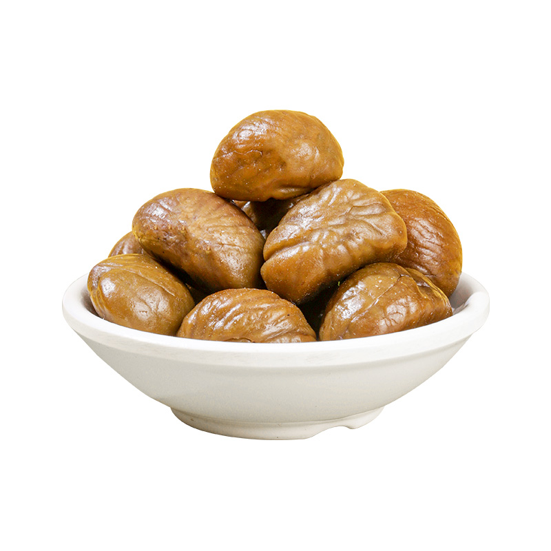 Roasted ringent chestnut snacks