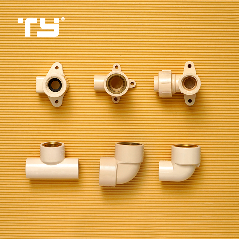 CPVC Pipe fitting Plastic tube fitting THREE-WAY FEMALE BRASS ELBOW